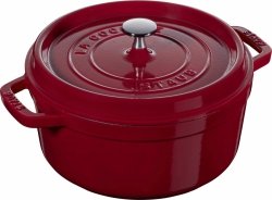 STAUB LA COCOTTE Garnek żeliwny Okrągły 6.7 Ltr, Kasztanowy La Cocotte