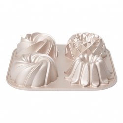 PATISSE PREMIUM Aluminiowa Forma Na 4 Mini Babki Premium