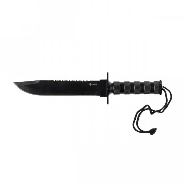Nóż taktyczny rambo zestaw survivalowy 35,5 cm + rzutka