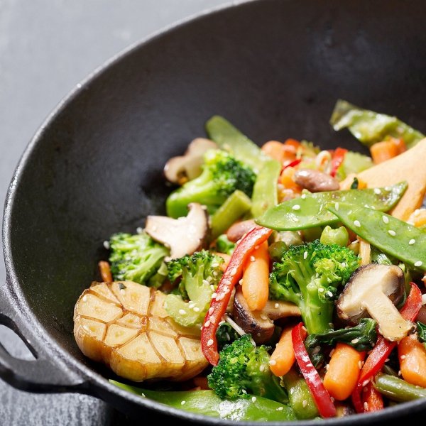 KELA-Zestaw wok żeliwny 36cm +akcesoria 5el. Asia