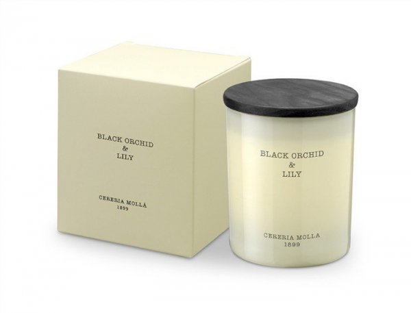 CM - Świeca Premium 230 gr. Black Orchid and Lily