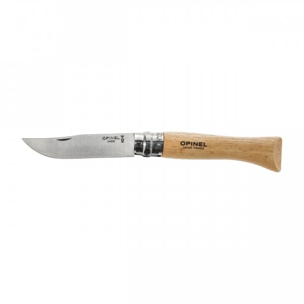Nóż składany Opinel 9 inox buk w blistrze
