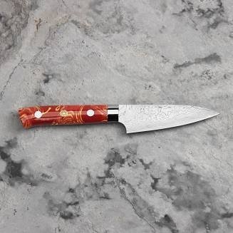 Takeshi Saji Red Turquise R2 Nóż do obierania 9 cm