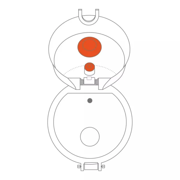 Butelka ION8 Single Wall I8SS400PGPANDA Panda