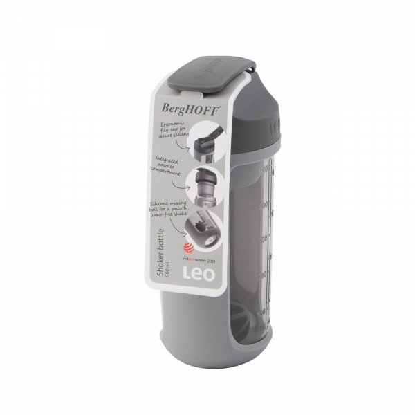 Shaker z pojemnikiem na odżywki 500 ml
