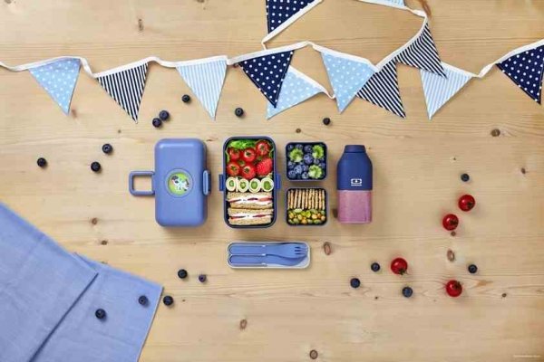 Monbento Sztućce podróżne Pocket Color, Blue Infinity