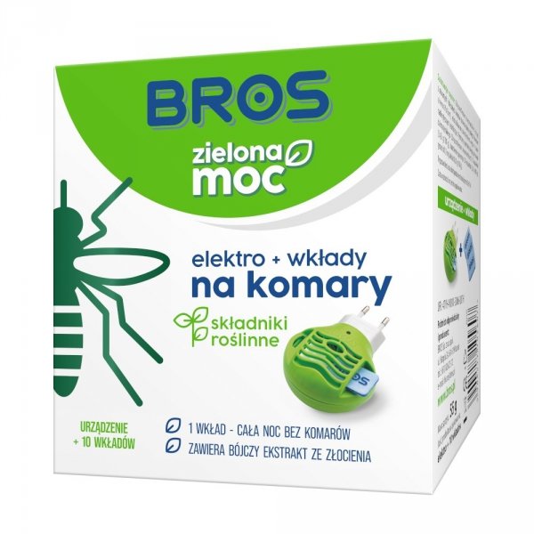 Elektro + wkład Bros zielona moc na komary