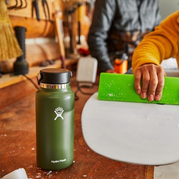 Hydro flask Butelka 32oz Wide Mouth 2.0 Flex Cap White