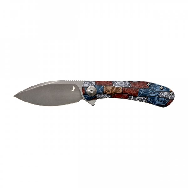 Nóż składany Trollsky Knives Mandu Damascus
