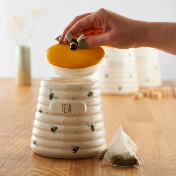 PK-Pojemnik ceramiczny na herbatę, Sweet Bee