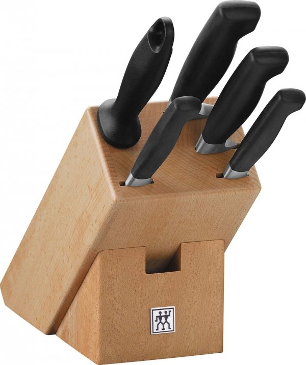 ZWILLING FOUR STAR Zestaw 4 noży w bloku