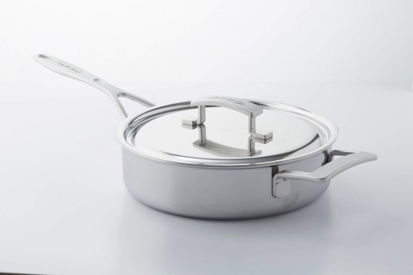 DEMEYERE INDUSTRY 5 Patelnia Głęboka 2H Z Pokrywką 24 Cm Industry 5