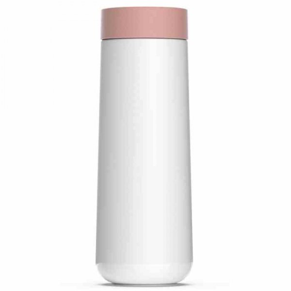 Lund London Kubek podróżny 350ml biały/różowy, Travel