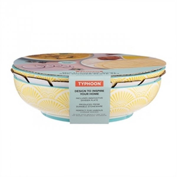 TYP-Zestaw miska + talerz Yellow World Foods