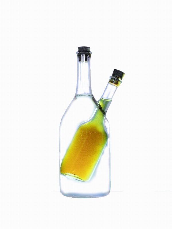 Butelka na ocet olej oliwę 200 ml wys. 19,5 cm