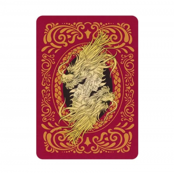 Karty do gry Bicycle Dragon (czerwone)