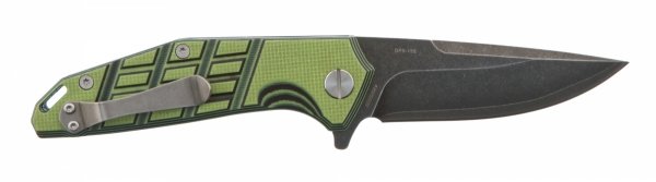 Womsi Falke nóż składany green black G10 S90V