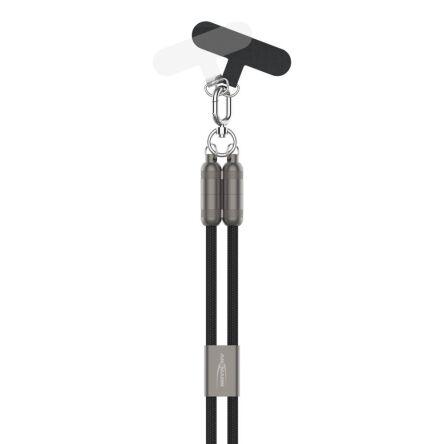 Kabel smyczkowy Ansmann USB-C/C,60W,120 cm,czarny