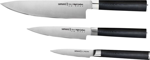 Samura MO-V zestaw noży Szef, Paring, Utility