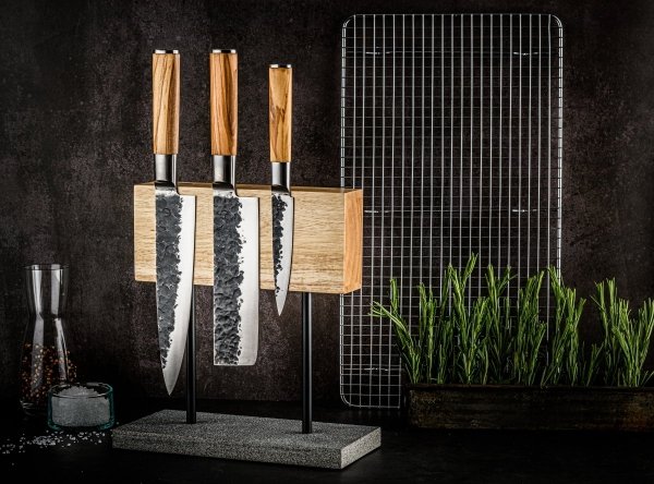 Zestaw 3 noży Forged Olive w pudełku