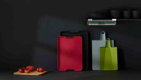 JJ - Deska do krojenia czerwona, Cut&amp;Carve