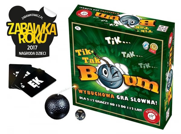 Gra Słowna Tik Tak Bum Piatnik - Emocjonująca Rozrywka