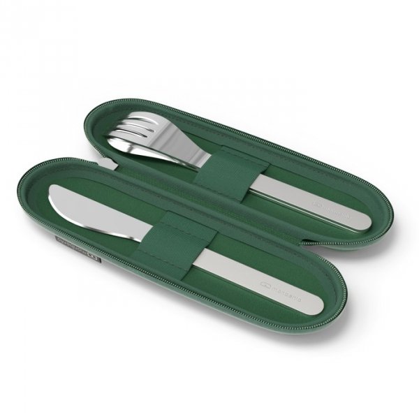 MB-Zestaw sztućców podróżnych Slim Nest Green