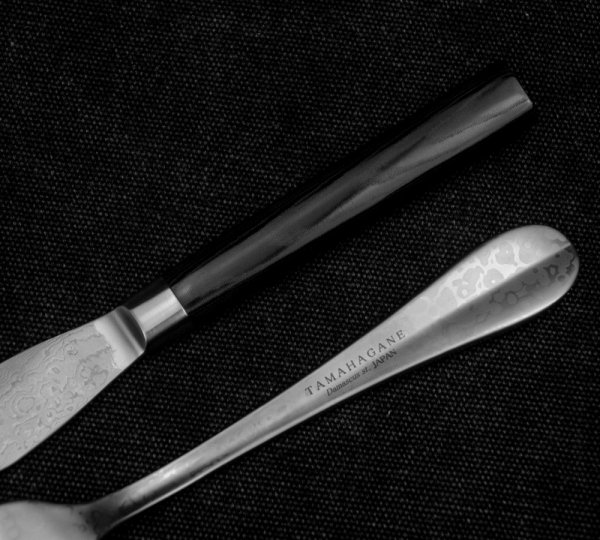 Tamahagane Kyoto Nóż + widelec do steków