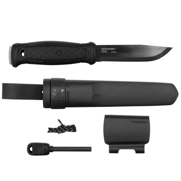 Nóż Morakniv Garberg BlackBlade z zestawem przetrwania stal węglowa