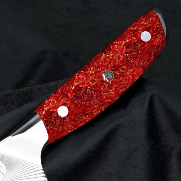 Nóż Dellinger SANDVIK NOTHERN SUN Bread 200 mm [K-H203] Red