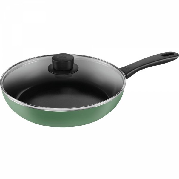 Patelnia Saute Z Pokrywką 28 Cm Zielona Caprera Ballarini