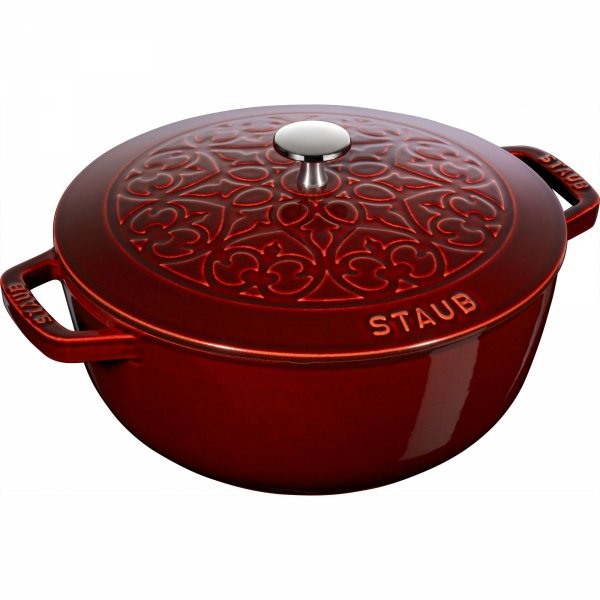 Garnek żeliwny Okrągły Lilia 3.5l Grenadynowy Special Cocotte Staub
