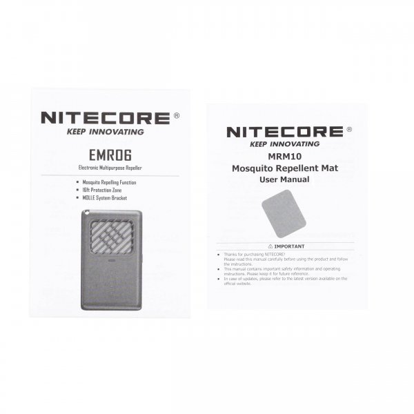 Odstraszacz komarów Nitecore EMR06 czarny