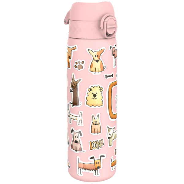 Bidon sportowy ION8 Single Wall I8SS600PPDOGS Dogs, 600 ml