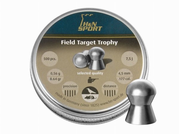 Śrut diabolo H&amp;N Field Target Trophy 4,51 mm 500 szt.