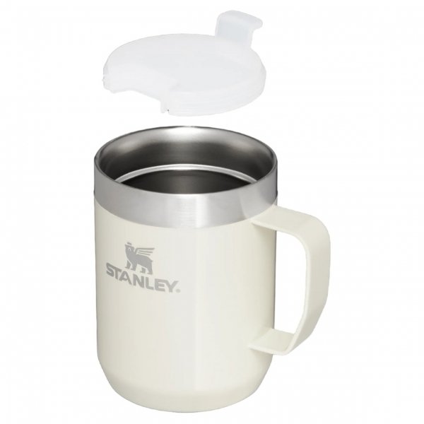 Kubek termiczny z pokrywką STANLEY The Stay-Hot Camp Mug 0,23 L Cream Gloss – Niezawodny Towarzysz