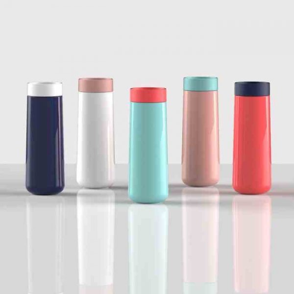 Lund London Kubek podróżny 350ml indygo/biały, Travel