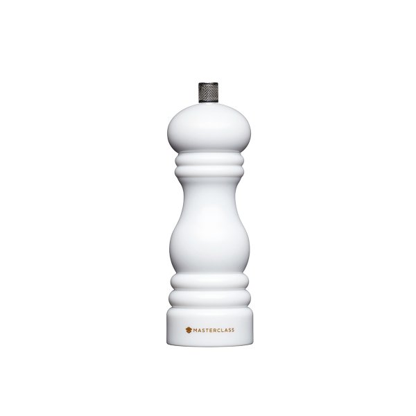 Młynek ręczny do soli lub pieprzu 17 cm - White / MasterClass