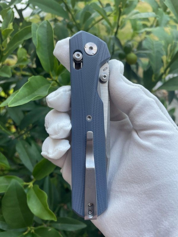 Nóż KNIVESPL The First Blue G10 14C28N