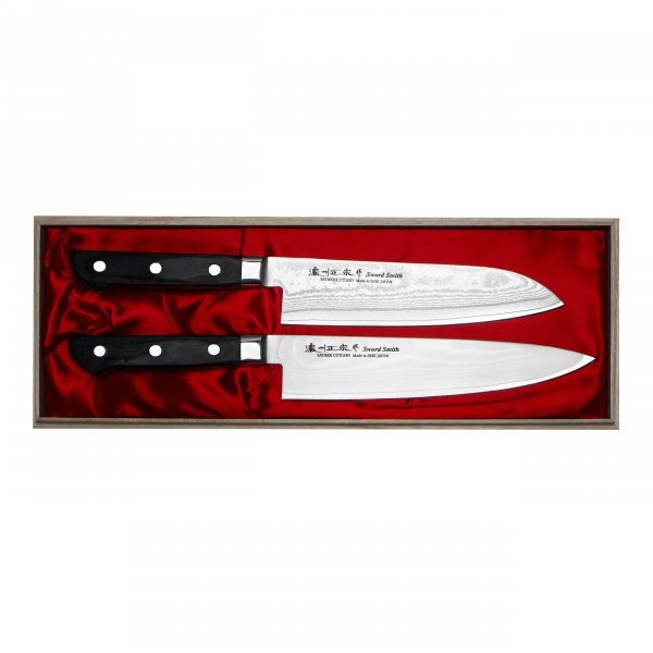Satake Cutlery Mfg Daichi Zestaw 2 noży w drewnianym pudełku