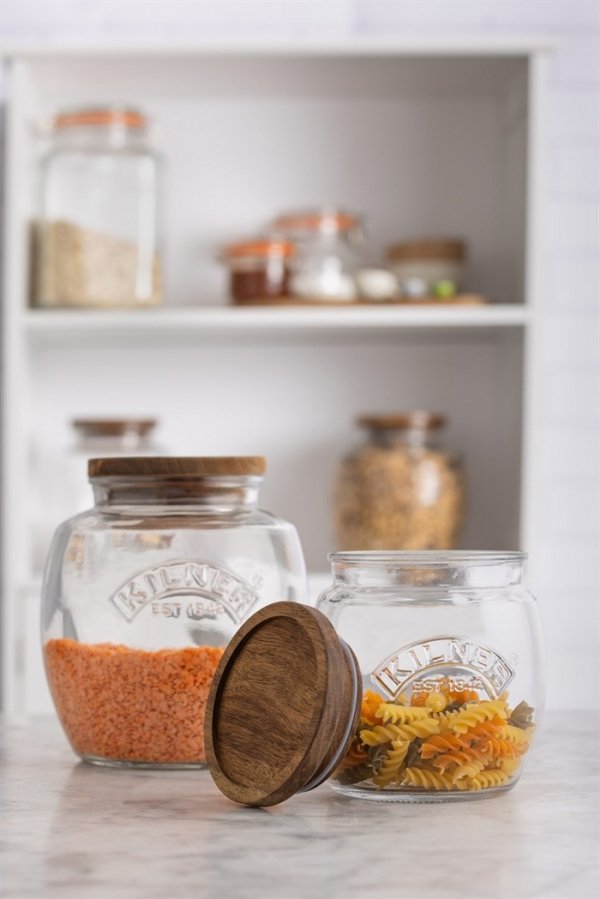 KIL-Słoik 0,85l.z drewnianą pokr.Universal Storage