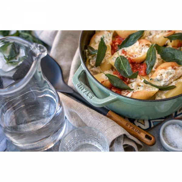 Garnek żeliwny Okrągły 5.2l Miętowy La Cocotte Staub
