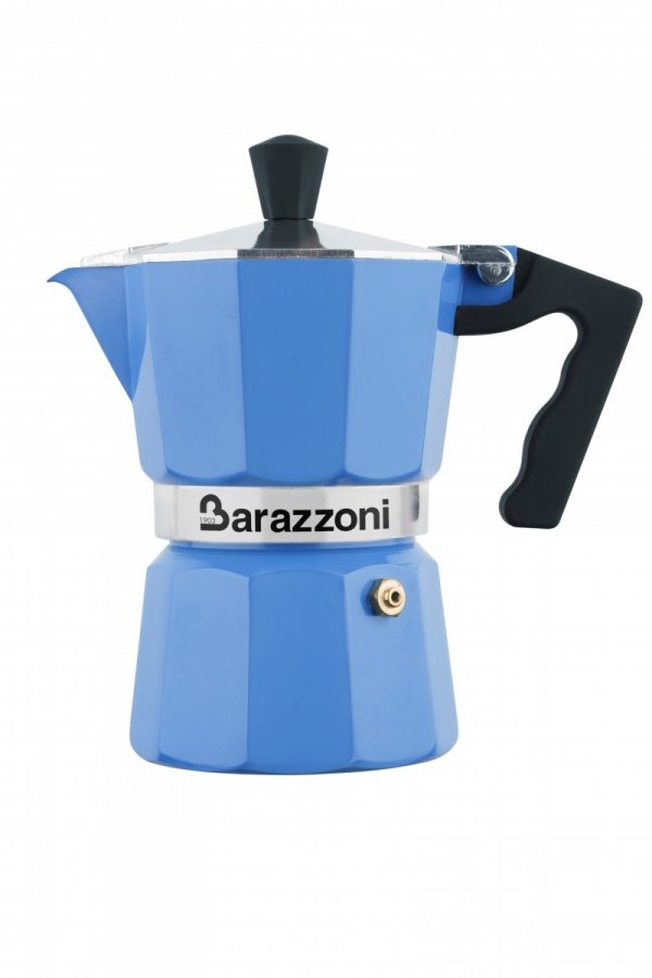 Kawiarka LA CAFFETIERA - 3tz - niebieska /Barazzoni