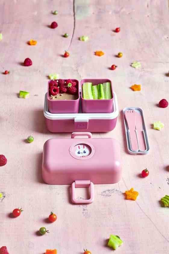 Monbento Sztućce podróżne Pocket Color, Pink Blush