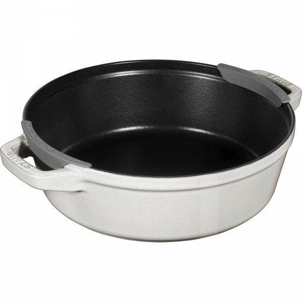 Zestaw 3 Naczyń + Pokrywka 24 Cm Truflowy Staub