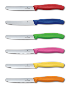 Victorinox Swiss Classic, zestaw 6 noży, 11 cm, 6 kolorów 6.7839.6G