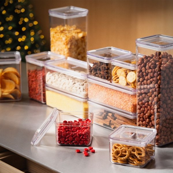 Bodum pojemniki kuchenne w zestawie Canteen 12 szt. Transparent