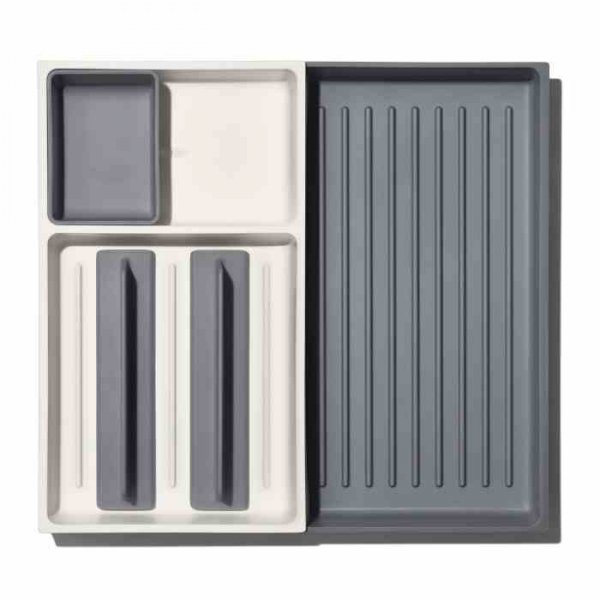 OXO-Organizer regulowany do szuflad L szaryGoodGri