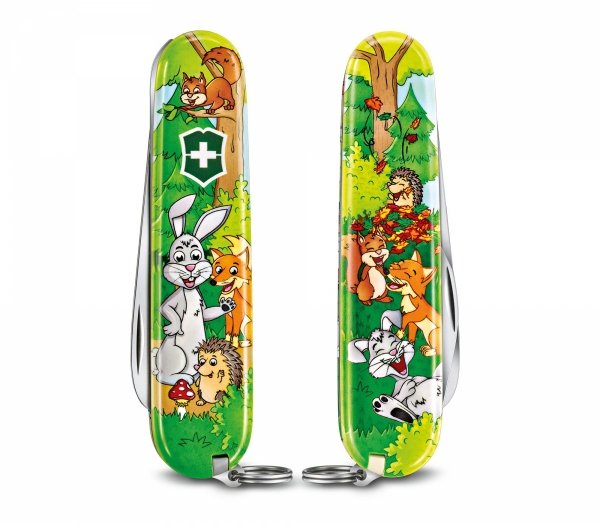 Zestaw dla dzieci scyzoryk My First Victorinox, zwierzęca edycja Królik „Hopsi“ 0.2373.E2