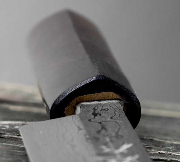 Hideo Kitaoka Shirogami Satin Nóż Matsuba 12cm